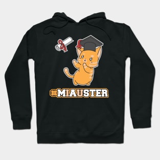 Miauster Master 2021 Cat Master Thesis Hoodie